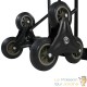 Chariot monte-escalier avec capacité de charge de 150 kg et plateau pliable