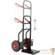 Chariot diable classique avec capacité de charge de 100 kg et plateau pliable