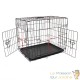 Cage Caisse de transport XS pliable en métal pour petits animaux