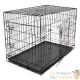 Cage Caisse de transport XXL pliable en métal pour petits animaux