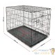 Cage Caisse de transport XXL pliable en métal pour petits animaux