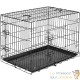 Cage Caisse de transport XL pliable en métal pour petits animaux