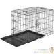 Cage Caisse de transport XL pliable en métal pour petits animaux