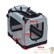 Sac de transport pliable M pour chiens 60x42x44cm Gris