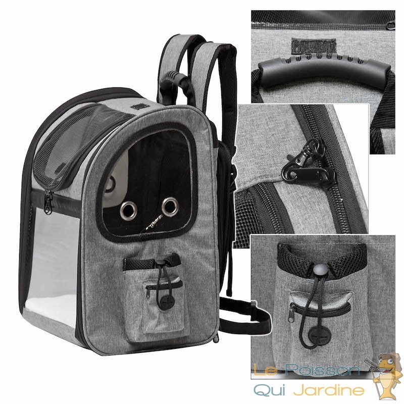 sac de voyage pour chats et chiens, extensible, pliable, capacité