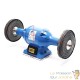 Polisseuse Machine à polir de 750W avec deux disques de polissage durs de Ø200mm x 25mm