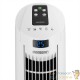 Ventilateur blanc oscillant de 84 cm avec télécommande - Circulation d'air optimale à 90° !