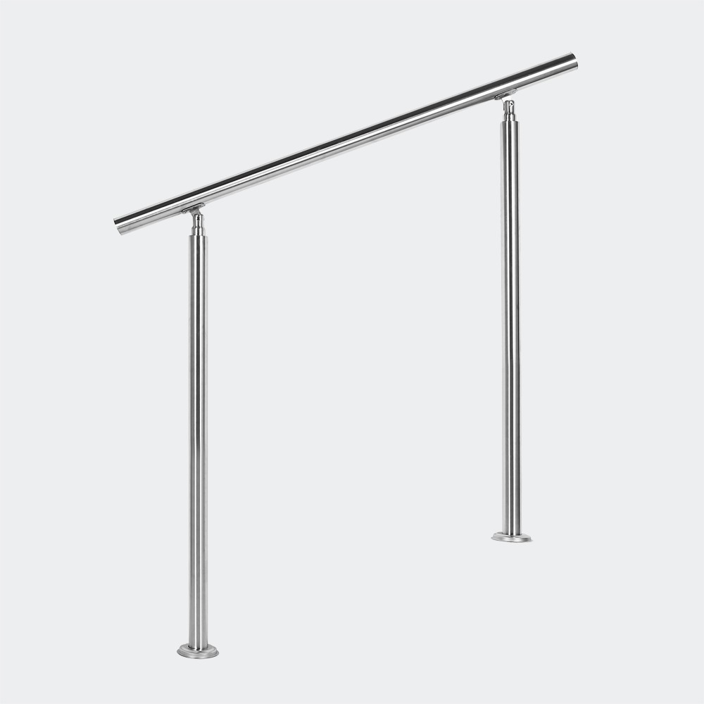 Rampe D'Escalier, Main Courante, Sur Pied, 160 cm, En Acier Inoxydable