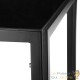 Table de salle à manger noire + 4 chaises. Design et moderne