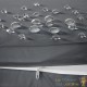 Bain de soleil gris 5 positions, cadre alu et résine tressée. Transat de qualité