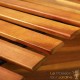 Bain de soleil transat à bascule en bois . Design et naturel
