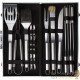 Ensemble complet de barbecue dans une mallette : 18 accessoires indispensables pour une expérience de grillade réussie