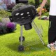 Barbecue rond classique noir 68x58x90cm