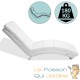 Fauteuil Ergonomique Simili Cuir Blanc. Idéale pour la relaxation et le bien-être