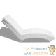 Fauteuil Ergonomique Simili Cuir Blanc. Idéale pour la relaxation et le bien-être