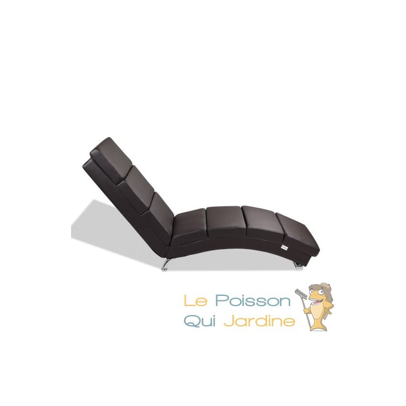 Fauteuil Ergonomique Simili Cuir Marron. Idéale pour la relaxation