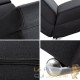 Fauteuil Ergonomique Tissu gris anthracite. Idéale pour la relaxation et le bien-être