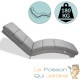 Fauteuil Ergonomique Tissu gris. Idéale pour la relaxation et le bien-être