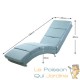 Fauteuil Ergonomique Tissu bleu. Idéale pour la relaxation et le bien-être