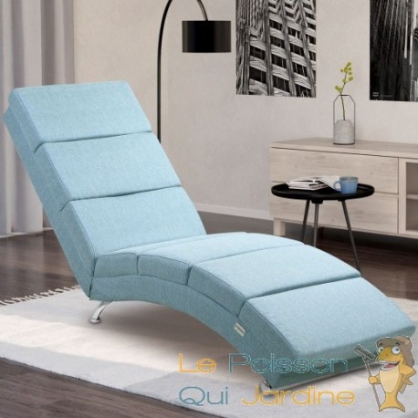 Fauteuil Ergonomique Tissu bleu. Idéale pour la relaxation et le bien-être