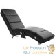 Fauteuil Ergonomique Simili Cuir noir. MASSAGE et Chauffant avec télécommande