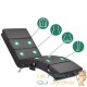 Fauteuil Ergonomique Simili Cuir marron. MASSAGE et Chauffant avec télécommande