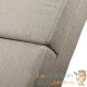 Fauteuil Ergonomique Tissu crème MASSAGE et Chauffant avec télécommande