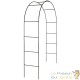 lot de 2 Arches de jardin en acier résistant classique