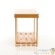 Table d'appoint en bambou polyvalente pour une utilisation élégante dans la salle de bains et ailleurs