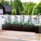 Lot de 2 Jardinières sur pied 60 X 25 X 46 cm en rotin tressé