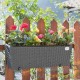 Ensemble de 2 jardinières de balcon 19l chacune