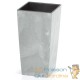 Lot de 2 Pots de fleurs imitation béton clair 91 l 40 x 40 x 75