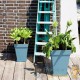 Pot de fleurs Bleu moderne et design 19l 30 X 42 X 30 cm