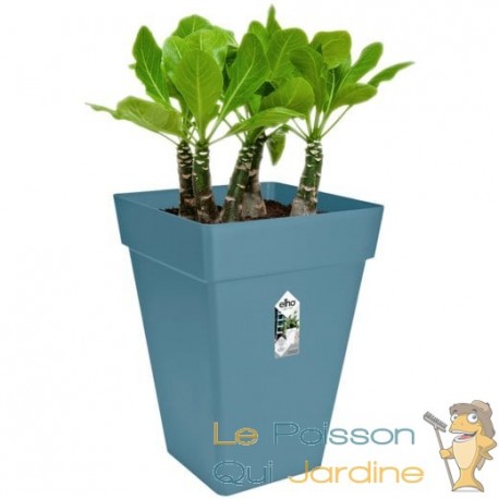 Pot de fleurs Bleu moderne et design 19l 30 X 42 X 30 cm