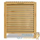 Panier À Linge coffre Meuble Bambou, 61 cm de haut et 62 litres environ