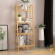 Étagère salle de bain, salon ou hall avec 4 niveaux Bambou 123 cm de hauteur