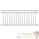 Balustrade de balcon, 225 cm X 90 cm en inox