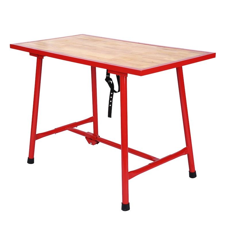Table d'atelier pliable de dimensions 120 x 62 cm : une solution pratique pour vos travaux de bricolage