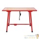 Table d'atelier pliable de dimensions 120 x 62 cm : une solution pratique pour vos travaux de bricolage