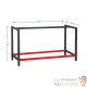 Chassis Établi Noir et Rouge 150 X 57 X 81 : Idéal pour vos travaux de bricolage et emballages