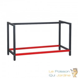 Chassis Établi Noir et Rouge 100 X 57 X 81 : Idéal pour vos travaux de bricolage et emballages