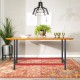 Chassis Établi Noir et Rouge 125 X 57 X 81 : Idéal pour vos travaux de bricolage et emballages