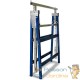 Lot De 2 Tréteaux D'Échafaudage téléscopiques Bleus - Réglable En Hauteur Et Pliables