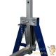 Lot De 2 Tréteaux D'Échafaudage téléscopiques Bleus - Réglable En Hauteur Et Pliables
