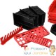 Lot de 2 Étagères Bacs De Rangement Vis, Clous outils43 Accessoires
