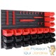 Lot de 2 Étagères Bacs De Rangement Vis, Clous outils43 Accessoires