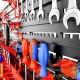 Panneau mural, porte outils rangement, 54 pièces