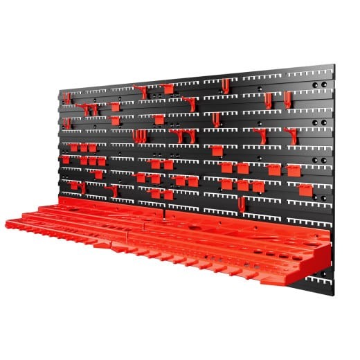 Panneau mural, porte outils rangement, 54 pièces