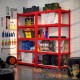 Étagère Modulable à Charge Lourde rouge : 180 X 90 X 40 cm Robuste et Polyvalente, 875 kg