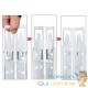 Lot de 2 Étagères Modulables à Charge Lourde Grise : 170 X 75 X 30 cm Robuste et Polyvalente, 280 kg